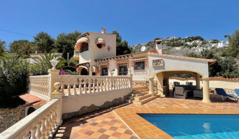 BN 410 Exclusive holiday home for 5 persons near Benissa Costa Blanca with a private pool and sea views
