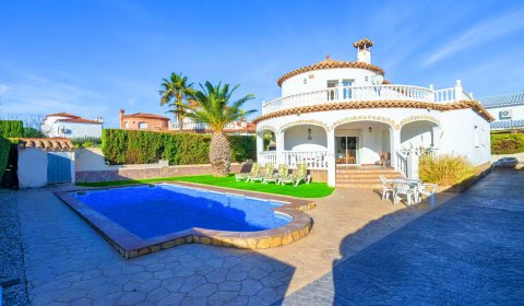 MM 919 Villa pour 10 personnes avec une piscine privée et vue sur la mer à Miami Playa sur la Costa Dorada