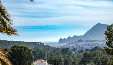 AL 621 Luxus Ferienvilla für 6 Personen privater Pool & Meerblick in Altea Costa Blanca