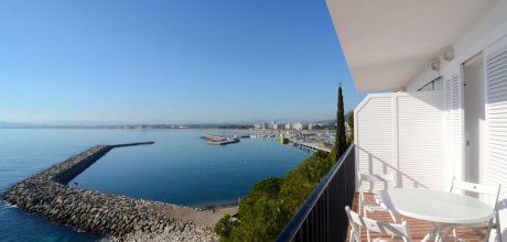 ES 114/2 Apartamento moderno para 4 personas con vistas al mar en l`Estartit en la Costa Brava