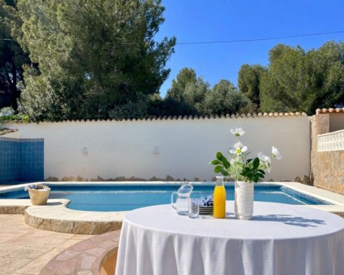 Villa privater Pool Moraira Spanien Costa Blanca