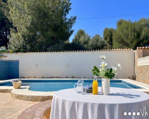 Villa privater Pool Moraira Spanien Costa Blanca