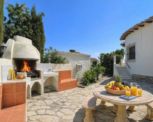 Villa privater Pool Moraira Spanien Costa Blanca