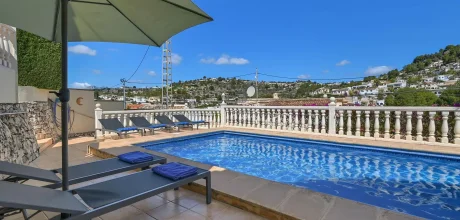 BN 921 Moderne Ferienvilla für 10 Personen mit privatem Swimmingpool in Benissa, Costa Blanca