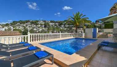 BN 921 Moderne Ferienvilla für 10 Personen mit privatem Swimmingpool in Benissa, Costa Blanca