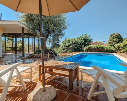 Spanien Ferienhaus privat Pool Blanes mieten