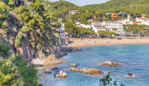 PA 102/2 Appartement près de la plage pour 3 personnes à Calella de Palafrugell sur la Costa Brava en Espagne
