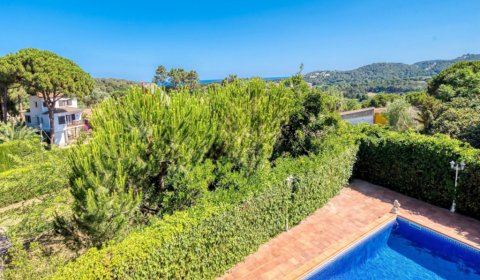 LL 834 Villa de Vacances pour 9/11 Personnes avec Piscine Privée et Vue sur la Mer, Lloret de Mar Costa Brava