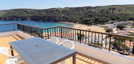 EC 114/9 Ferienwohnung für 7 Personen mit Meerblick in l`Escala an der Costa Brava