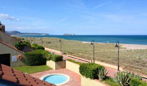PP 152/4 Apartamento moderno para 8 personas con piscina y vistas al mar en Playa de Pals en la Costa Brava