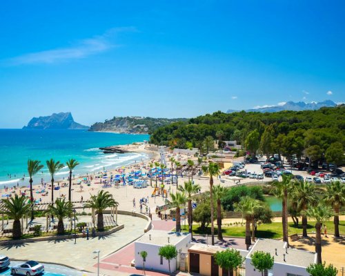 Ferienwohnung Moraira am Strand