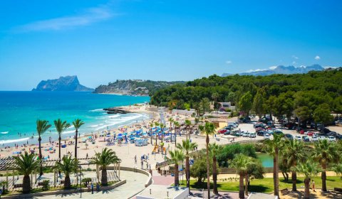 MO 110/1 Exklusive Penthouse-Wohnung für 4 Personen in Moraira an der Costa Blanca mit Panoramablick auf das Meer