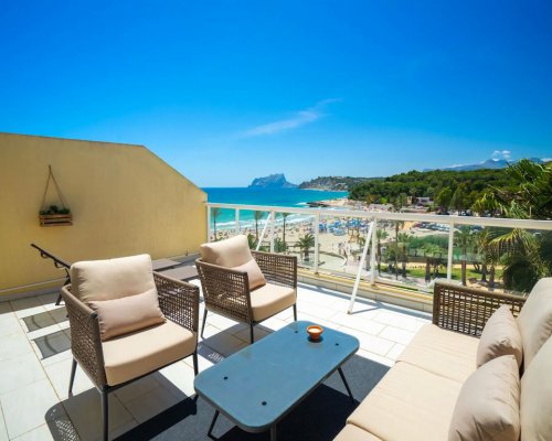 Ferienwohnung Moraira am Strand
