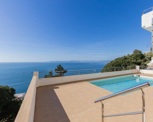 Apartment 4 Personen mit Pool und Meerblick in Roses, Costa Brava