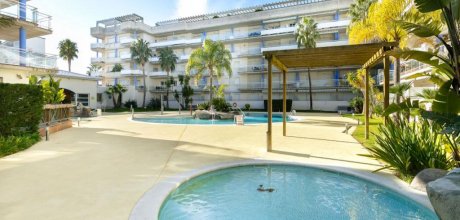 RS 116/3 Ferienwohnung für 2/4 Personen mit Schwimmbad in Rosas an der Costa Brava