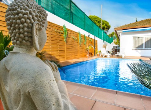 Spanien Ferienhaus privater Pool in Blanes mieten