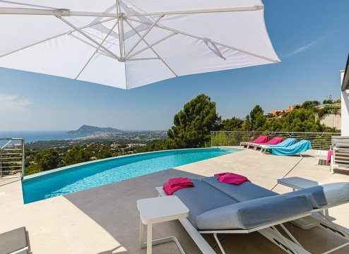 Spanien Luxus Ferienhaus Altea Costa Blanca mieten