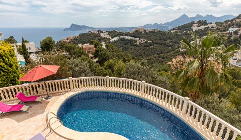 AL 620 Villa de vacances exclusive pour 6 personnes avec piscine privée et vue sur la mer près d'Altea sur la Costa Blanca