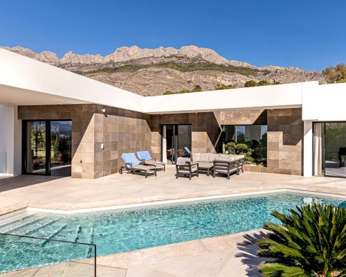 Spanien Luxushaus am Golfplatz von Altea