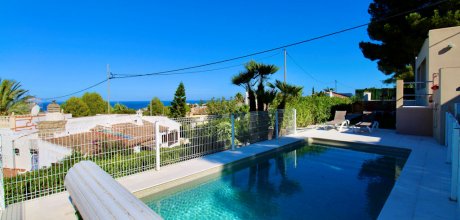 DE 808 Modern holiday villa for 8 persons with private pool and sea views in Dénia on the Costa Blanca