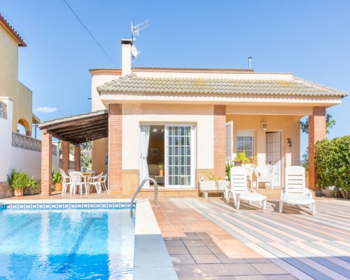 Spanien Ferienhaus in Blanes privater Pool