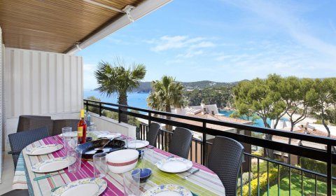 PA 152/1 Holiday Apartment for 8 Persons with Swimming Pool, Sea View & Tennis – Llafranc – Costa Brava