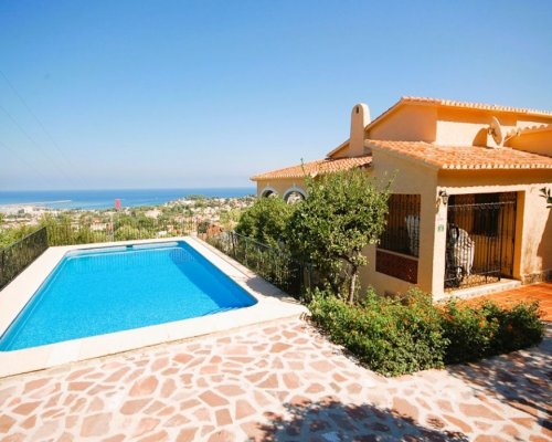 Costa Blanca Ferienhaus Denia privater Pool mieten