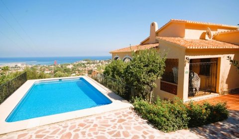 DE 909 Maison de Vacances pour 10 Personnes – 2 Appartements – Piscine Privée et Vue sur la Mer – Dénia, Costa Blanca