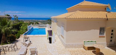 DE 618 Exklusives Ferienhaus für 6 Personen mit privatem Pool und Meerblick in Dénia an der Costa Blanca