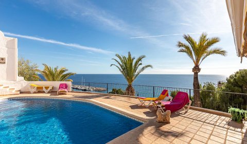 AL 618 Villa de vacances exclusive pour 6 personnes près de la plage avec piscine privée et vue sur la mer à Altea sur la Costa Blanca