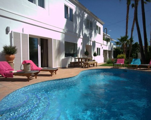 Ferienhaus mit privatem Pool im Hafenviertel von Altea