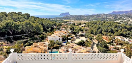MO 414 Villa moderne pour 4 personnes avec piscine privée et vue sur la mer Moraira Costa Blanca