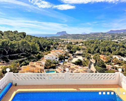 Moraira Ferienhaus mieten Costa Blanca - privater Pool