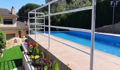 LL 814 Modern holiday home for 8 persons with private pool and sea views near Lloret de Mar - Costa Brava