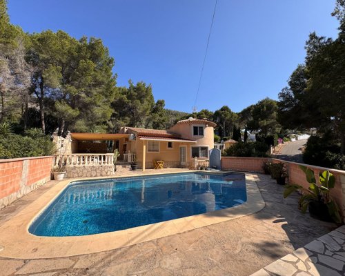 Dénia Ferienhaus privater Pool Costa Blanca
