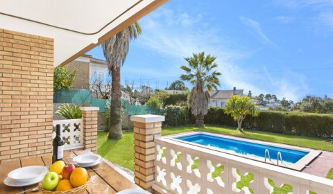 LL 607 Ferienhaus für 6 Personen mit privatem Pool bei Lloret de Mar an der Costa Brava in Spanien