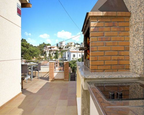 Costa Brava Ferienhaus mieten - privater Pool in Lloret Blau
