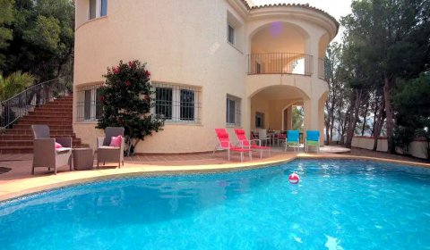 AL 809 Villa moderna para 8 personas con 2 unidades independientes y piscina privada, Altea, Costa Blanca