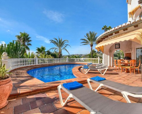 Spanien Costa Blanca Ferienhaus Moraira mieten
