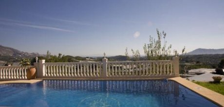 PL 816 Holiday finca for 8 persons with private pool and sea views near Polop on the Costa Blanca