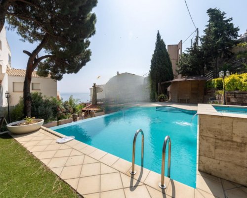  Strandnahe Ferienwohnung bei Llançà Costa Brava - Spanien Panoramameerblick