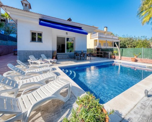 Lloret de Mar Ferienhaus privater Pool und ruhige Lage