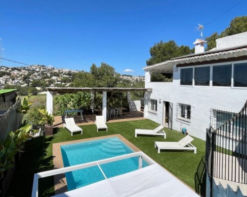 Moraira Costa Blanca Spanien Ferienhaus privater Pool mieten