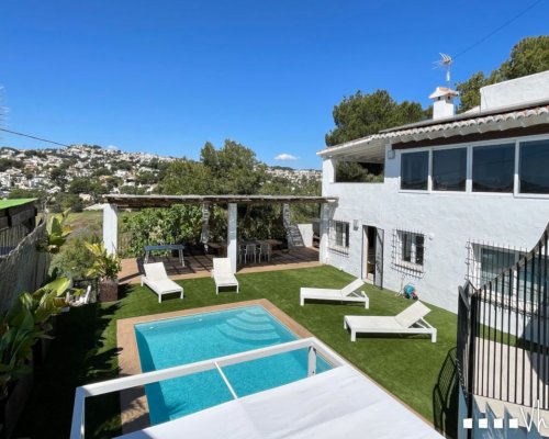 Moraira Costa Blanca Spanien Ferienhaus privater Pool mieten