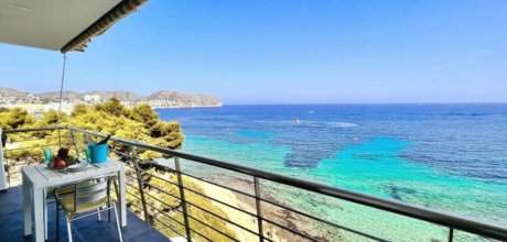 MO 115/2 Moderno apartamento vacacional para 4 personas con vistas al mar en Moraira Costa Blanca