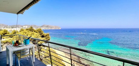 MO 115/2 Moderno apartamento vacacional para 4 personas con vistas al mar en Moraira Costa Blanca