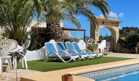 BN 808 Mediterranean Country house for 8 Guests with Private Pool near Benissa on the Costa Blanca