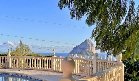 CL 821 Mediterranes Ferienhaus für 8 Personen privater Pool & Meerblick bei Calpe Costa Blanca