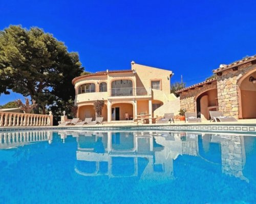 Ferienhaus privater Pool Meerblick Costa Blanca - Urlaub mit Stil in Spanien Calpe