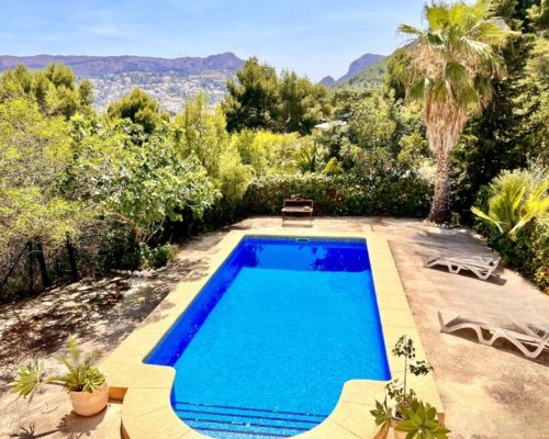 Ferienhaus Calpe mit Swimmingpool und Meerblick mieten - Lebensgefühl in Spanien erleben